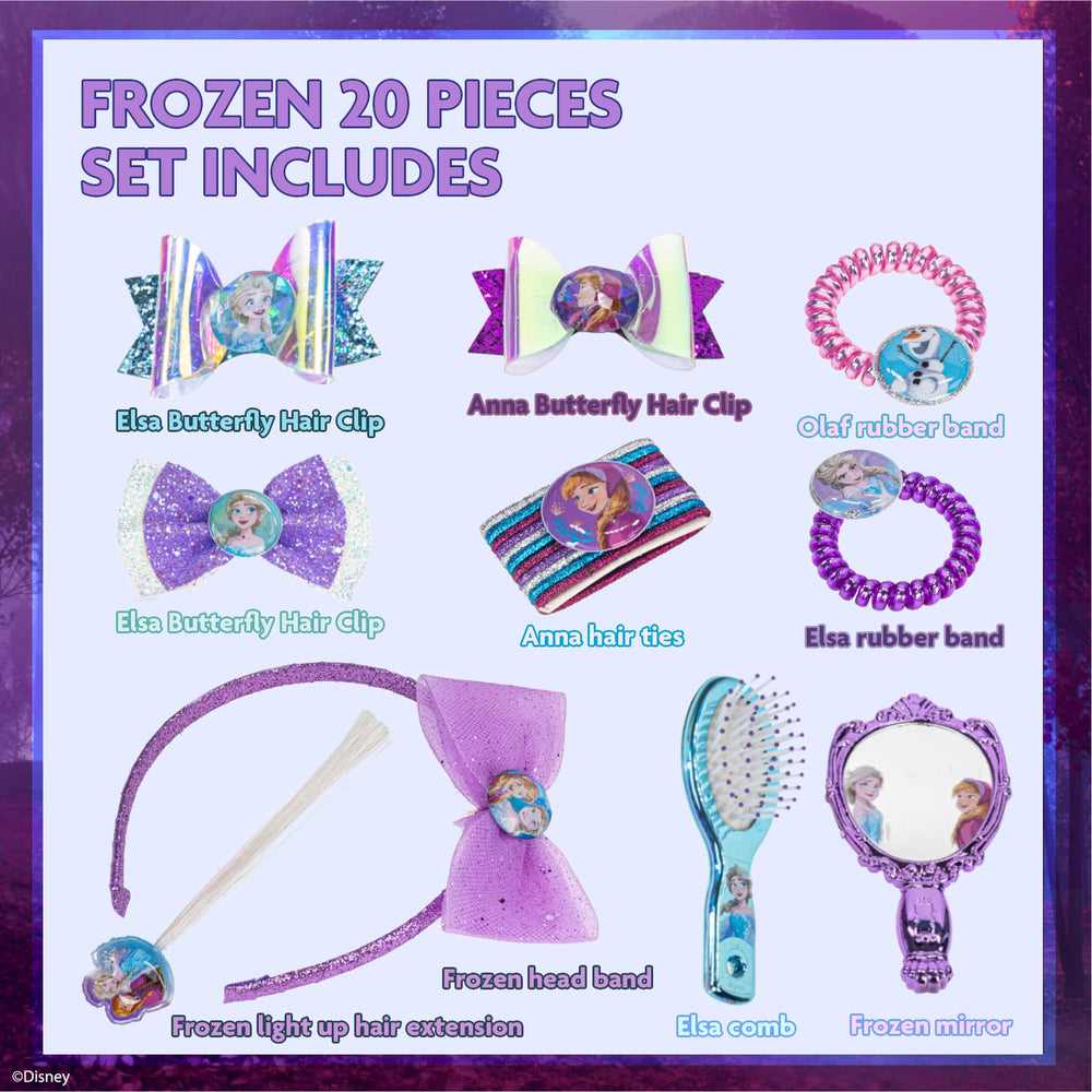 Townley Girl Disney Frozen 2 barrettes cheveux, colorées et durables pour petites mains.