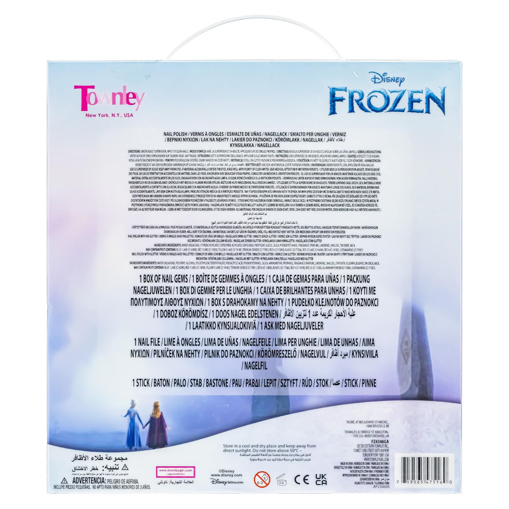 Outils Townley Girl Disney Frozen: lime cuticules et fichier Olaf pour ongles