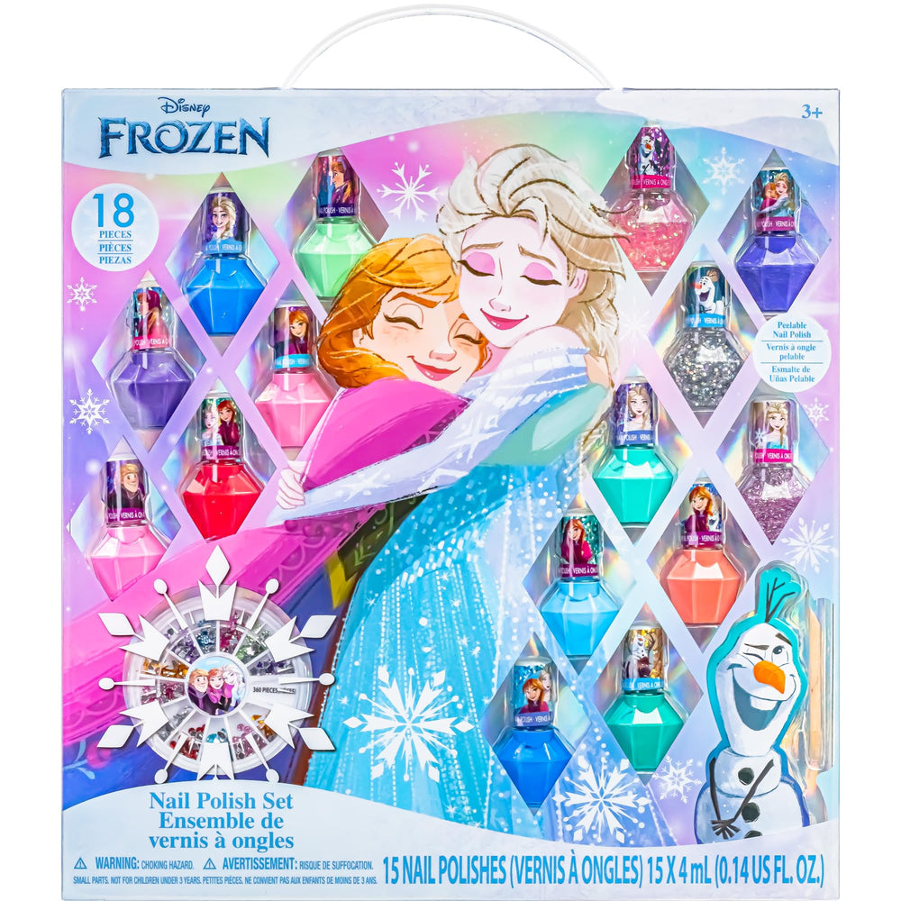 Vernis Townley Girl Disney Frozen, flacon diamant scintillant pour une manucure facile