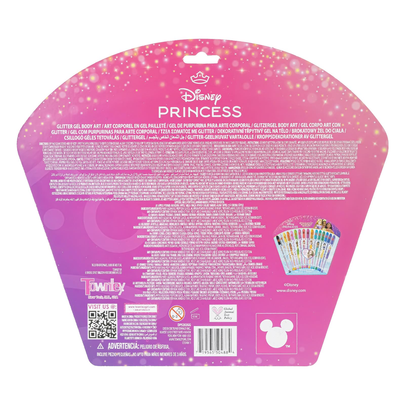 Townley Girl Disney Princess: emballage-kit idéal comme cadeau d’anniversaire.