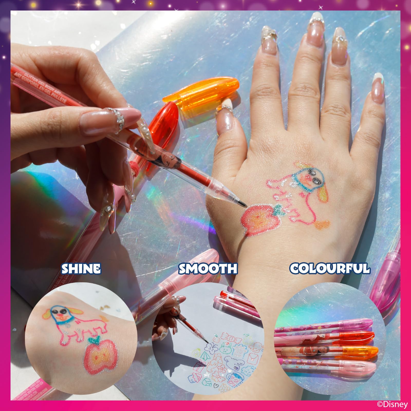 Townley Girl Disney Princess: parfait pour fêtes et événements avec un look unique.