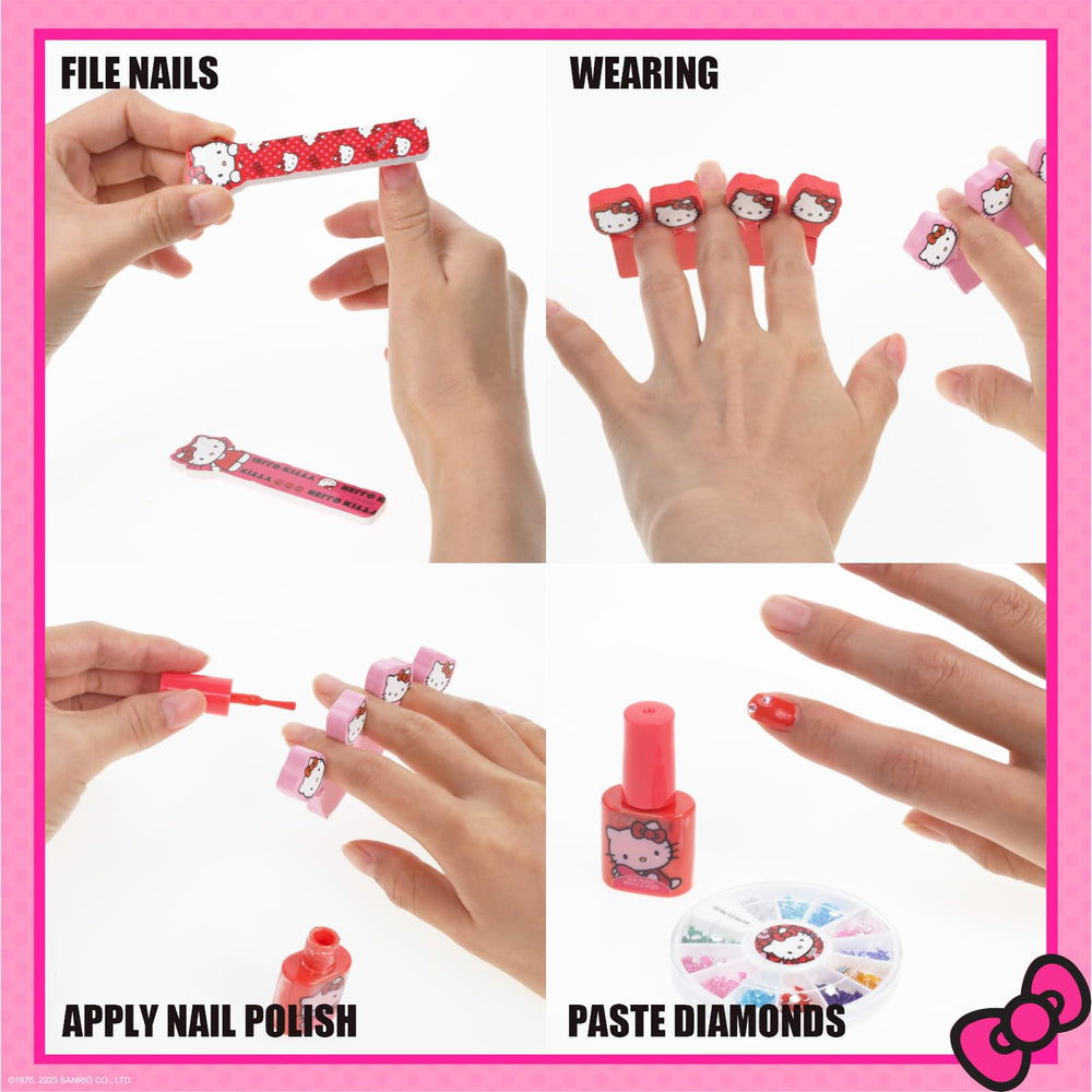 Espaciateurs pour orteils Hello Kitty pour pédicures ludiques.