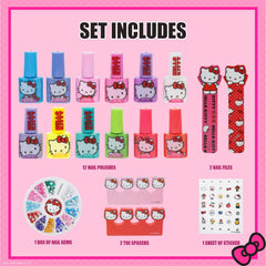 Roue de gemmes et décorations pour ongles Hello Kitty.