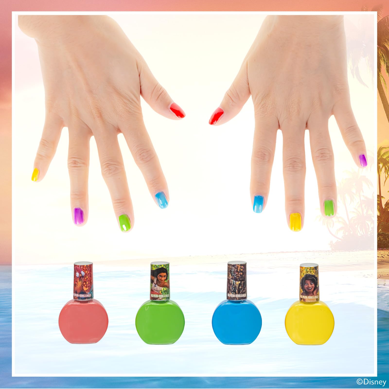 Vernis Townley Moana 2 a base d eau, non toxique et sûr pour jeunes enfants.