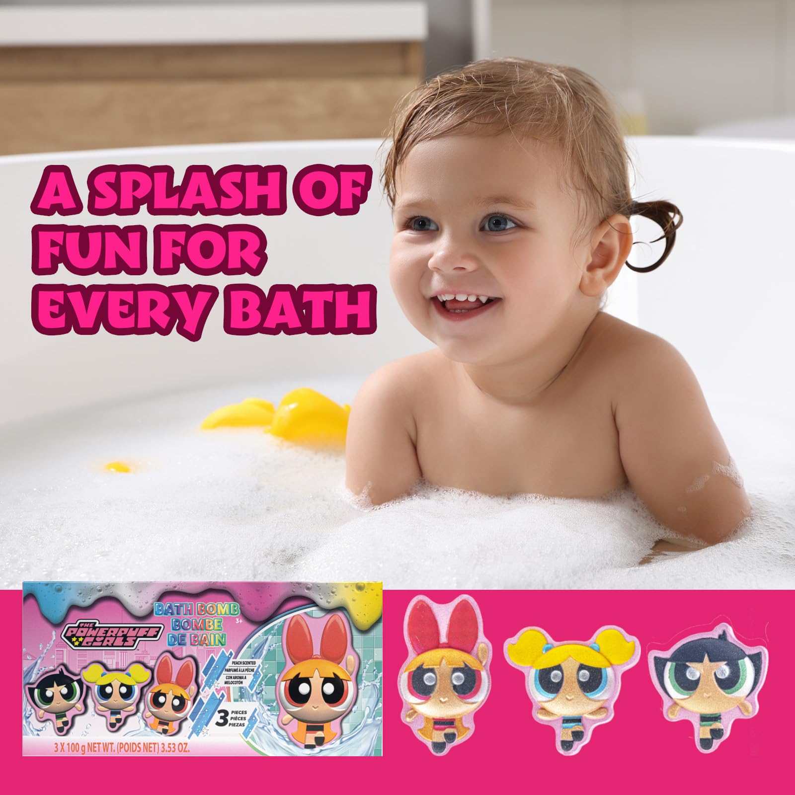 Townley Girl Powerpuff bombe bain cadeau: parfaite comme cadeau d’anniversaire