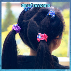 Townley Girl Stitch chouchou motif rose, sans métal pour cheveux doux.
