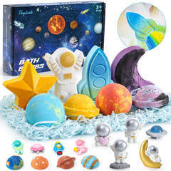 Toylink Bombe-bain espace astronaute – couleur vive et surprise amusante pour le bain