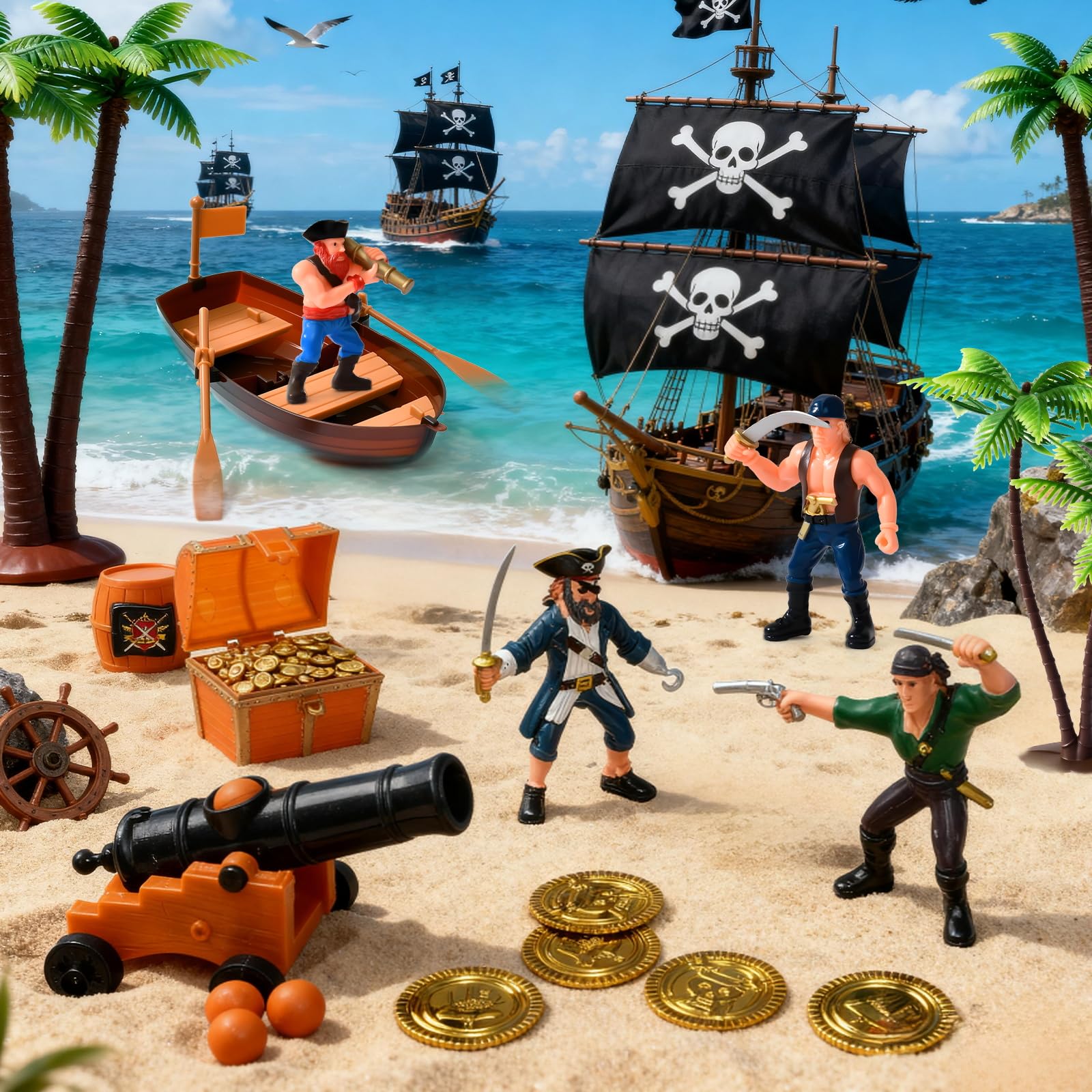 Toylink coffret cadeau bain pirate : cadeau idéal pour un anniversaire.