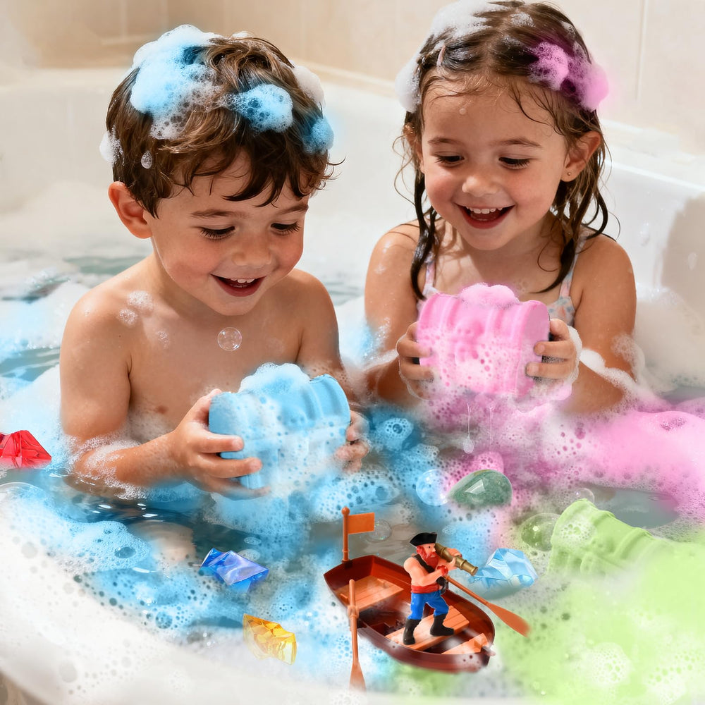Toylink ingrédients naturels boules bain : fabriquées à la main et sûres.