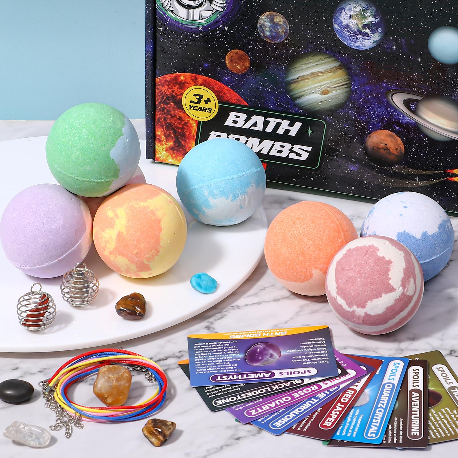 Toylink Galaxie: huit planètes du système solaire à explorer dans le bain.