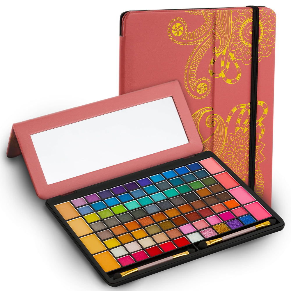 Toysical étui cuir-tablette design, maquillage tout-en-un pratique à emporter