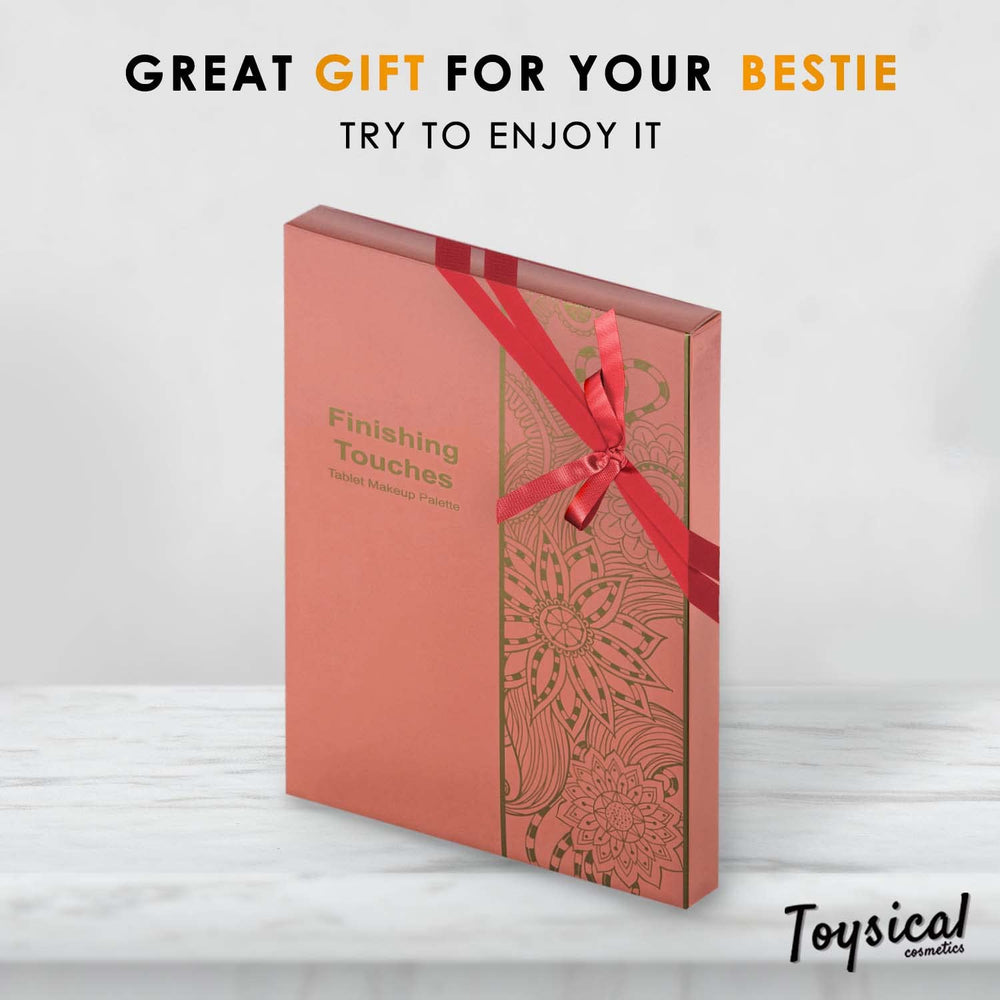Toysical motif corail et or sur l'étui, style tendance