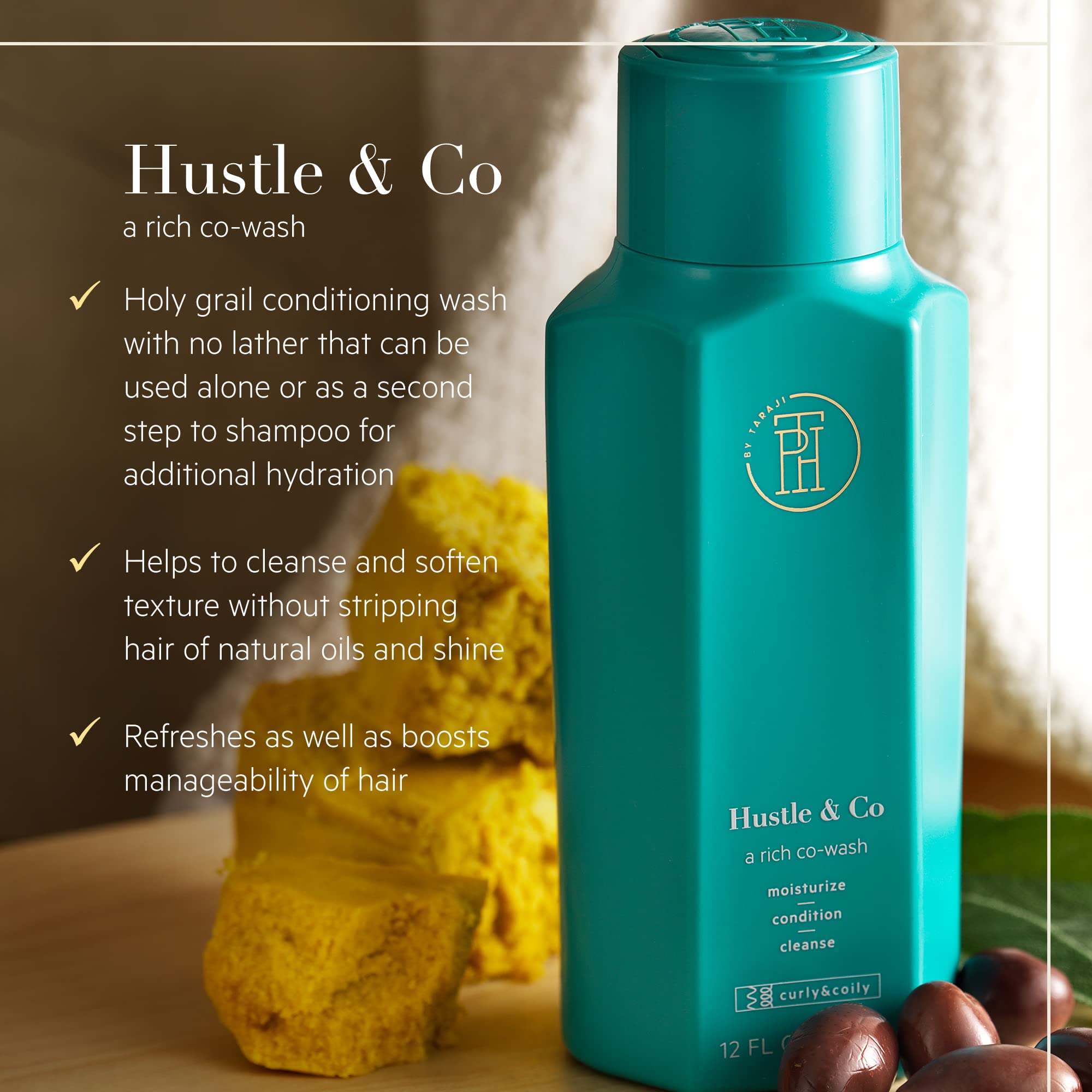 TPH Taraji Hustle Co convient aux cheveux bouclés et ondulés, définition naturelle.
