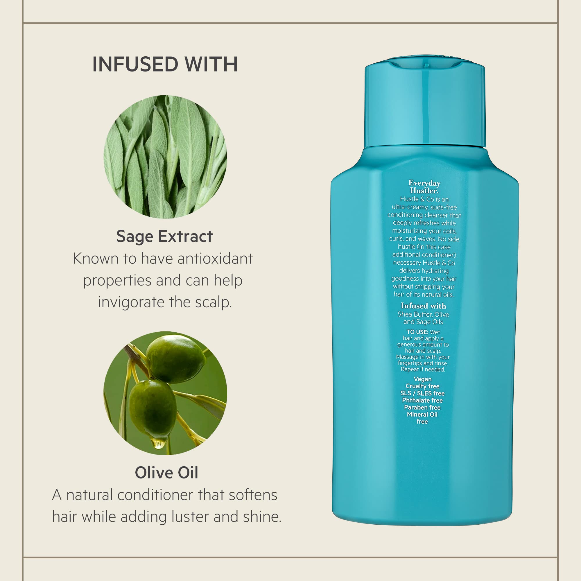 TPH Taraji Hustle Co huiles d’olive pour une hydratation en profondeur.