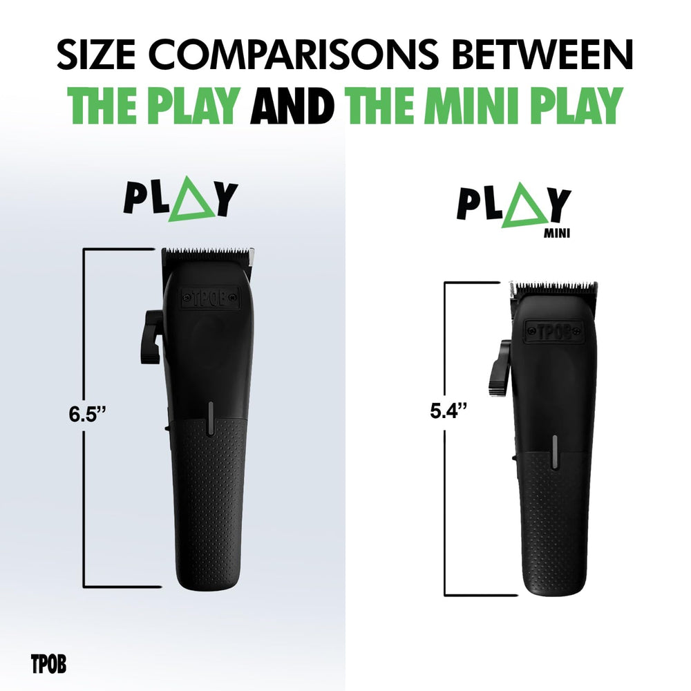 TPOB Mini Play – guide noirs 6 pièces pour des longueurs constantes.