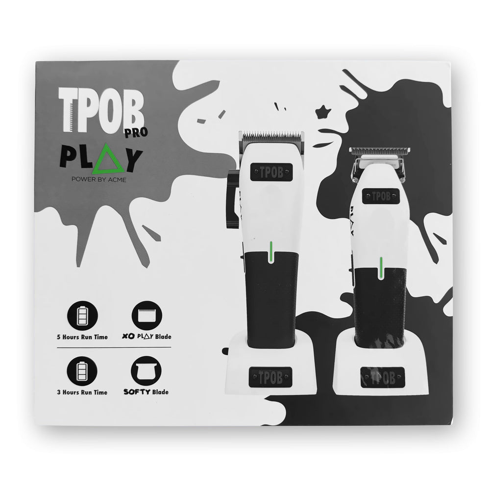 TPOB Play, base de recharge incluse, toujours prêt pour la coupe.