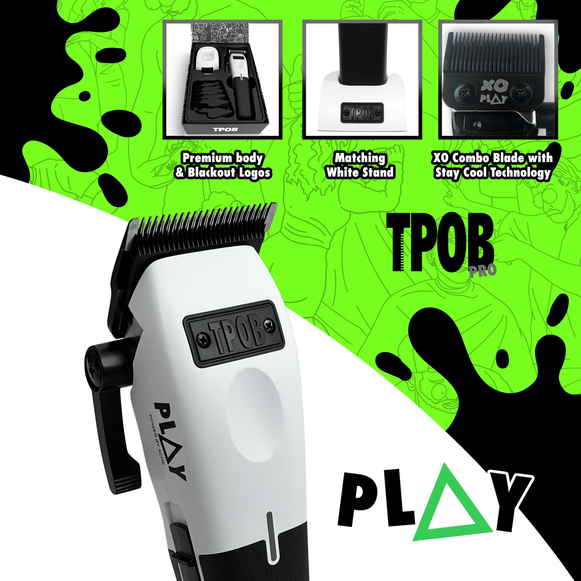TPOB Play base de charge assure recharge pratique et rapide.