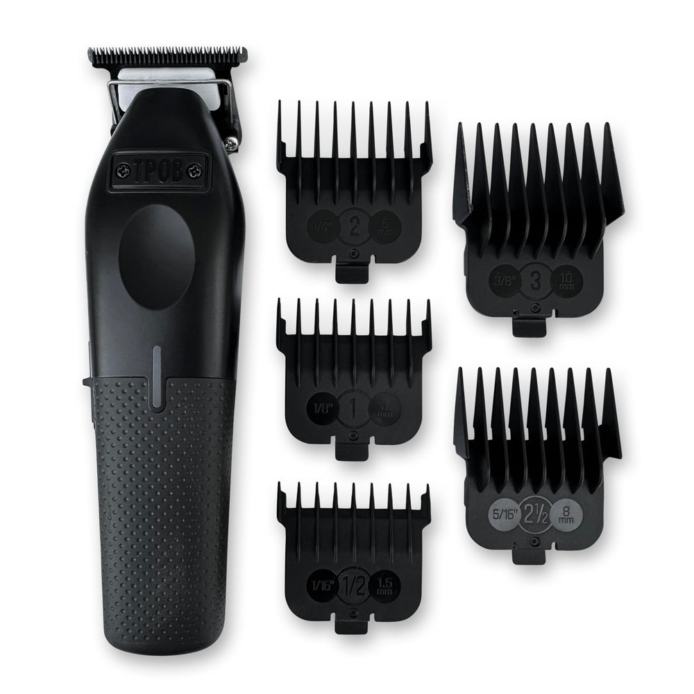 TPOB Play Trimmer noir, face produit, ergonomie idéale pour des gestes précis.