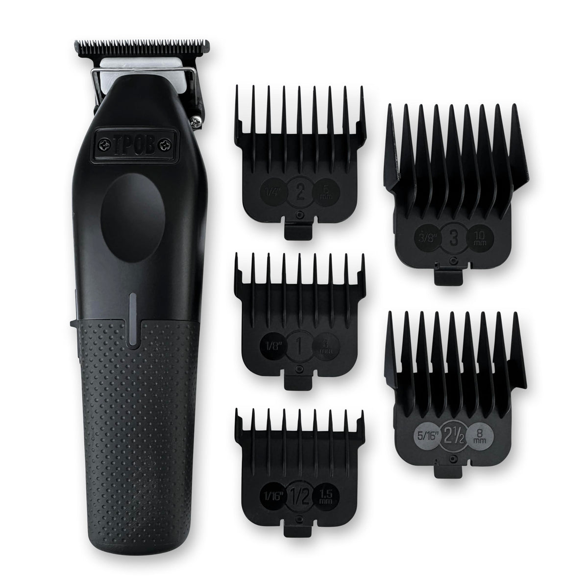 TPOB Play Trimmer noir, face produit, ergonomie idéale pour des gestes précis.