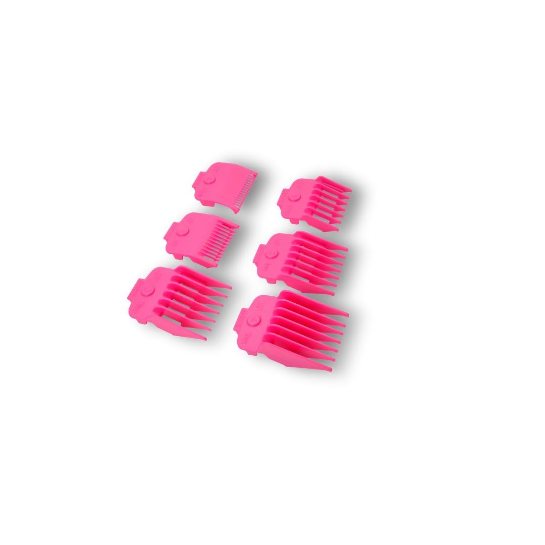 TPOB Slime garde rose: ensemble de 6 guides pour diverses longueurs de coupe.