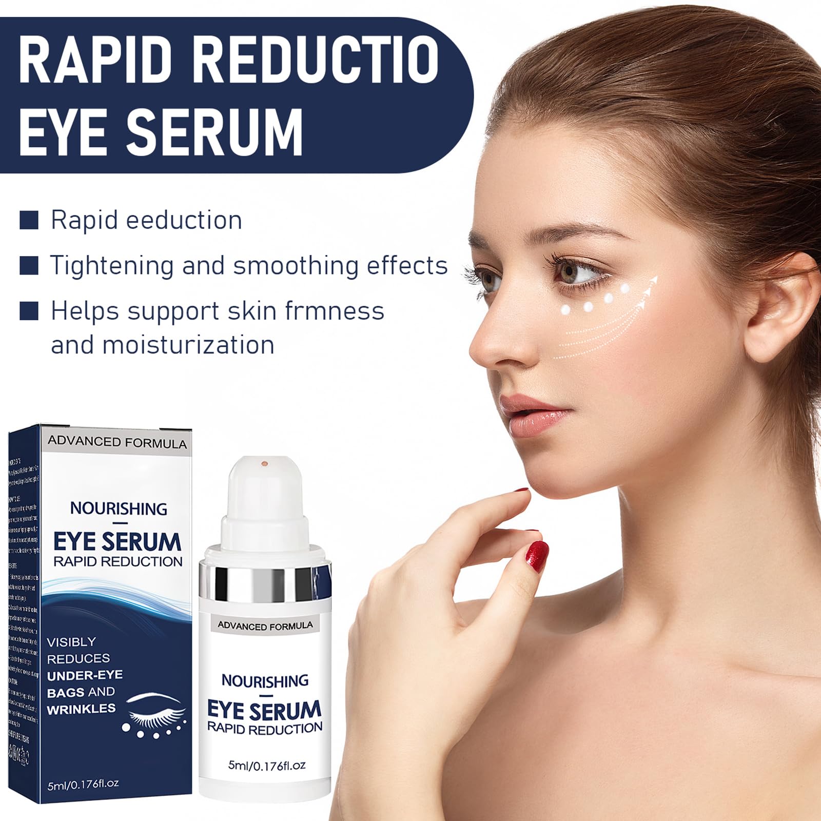 Sérum Yeux Traboto, application douce, regard plus frais.