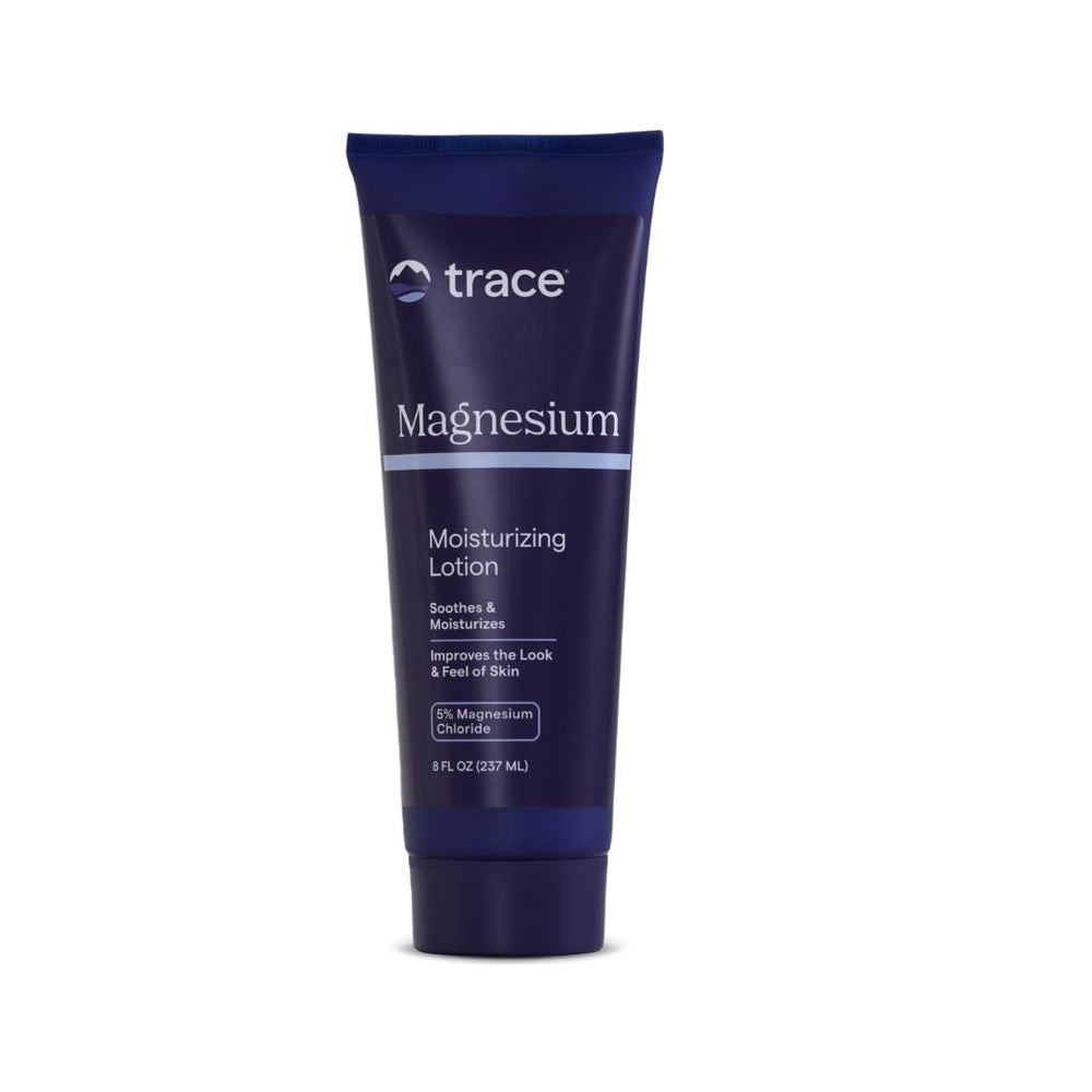Trace Minerals Magnesium Lotion: flacon, absorption rapide, hydratation légère et efficace.