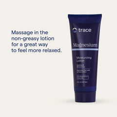 Trace Minerals Magnesium Lotion offre une hydratation profonde sans fini gras.