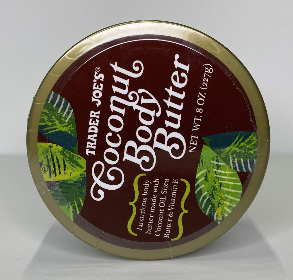 Texture riche du beurre coco Trader Joe's – application douce et nourrissante.