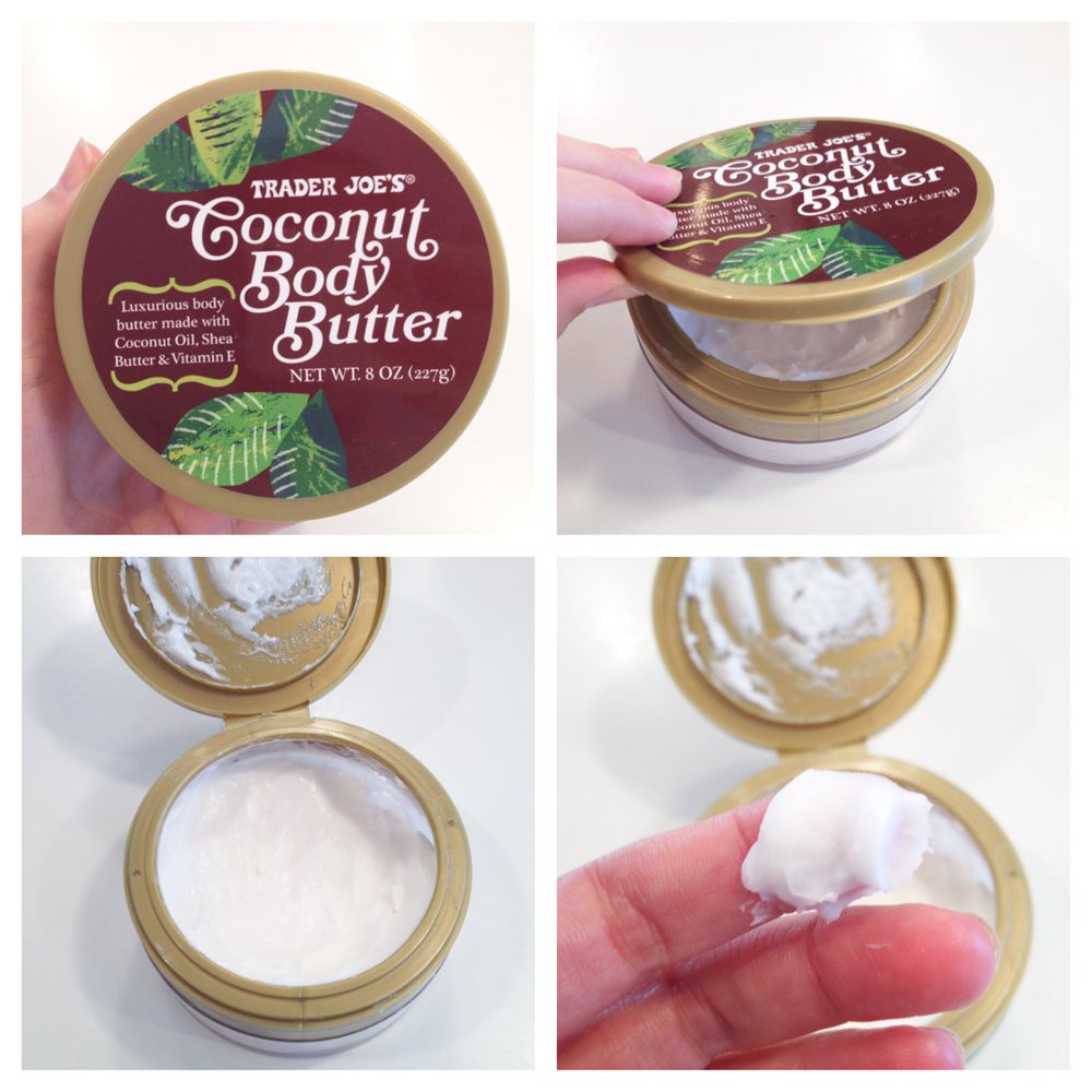 Échantillon montrant la texture veloutée du beurre Trader Joe's.