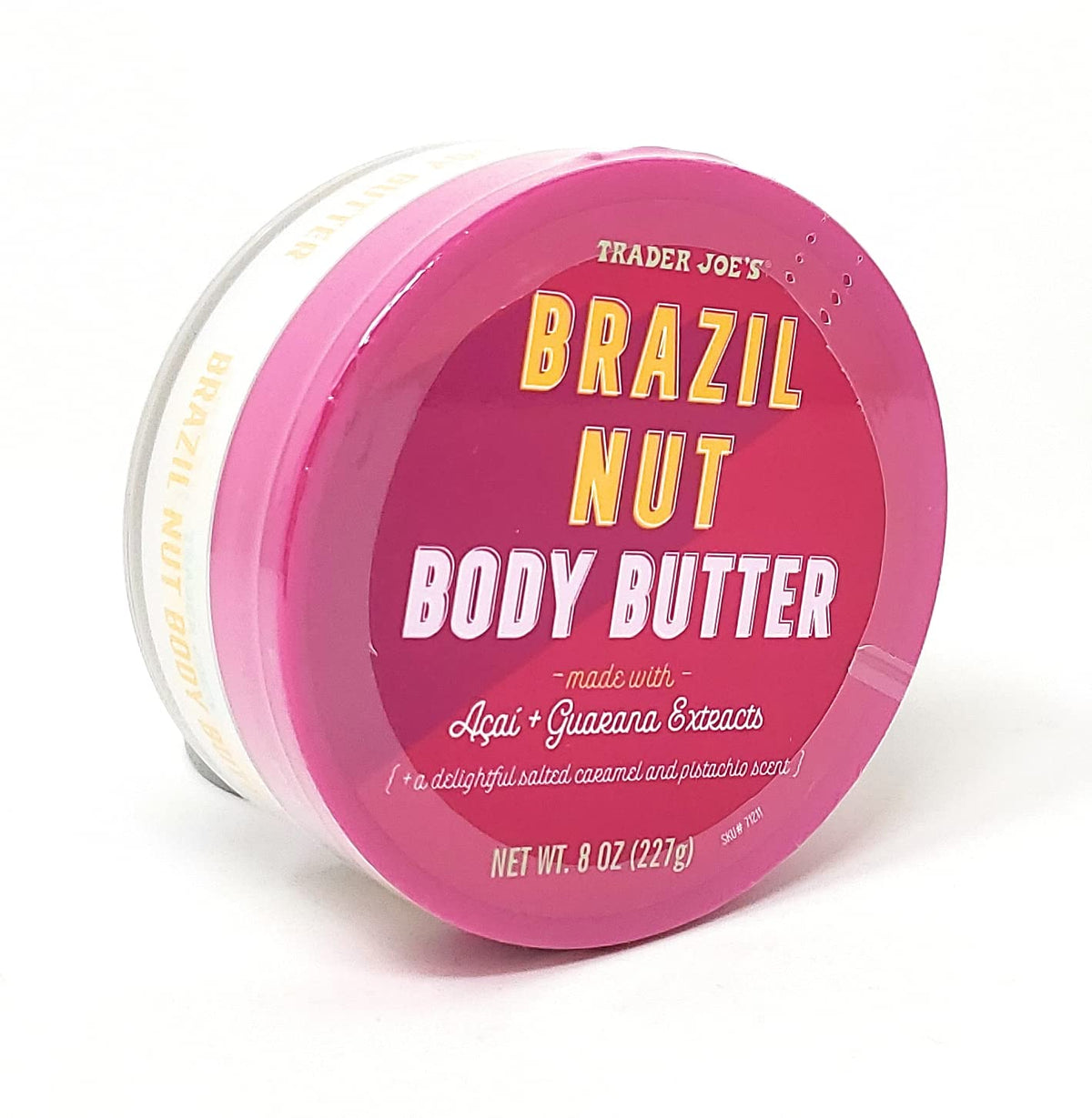 Trader Joe's Brazil Nut Body Butter emballage hydratation durable