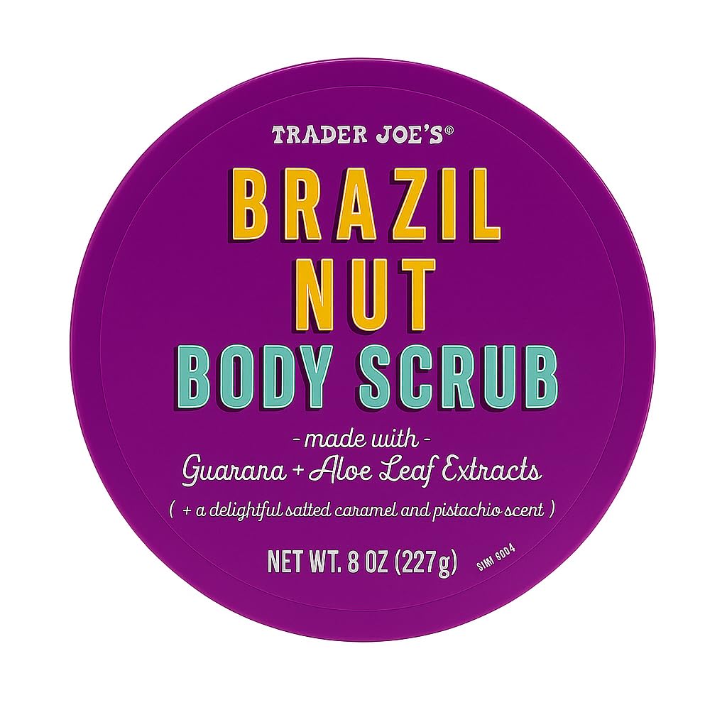 Gommage Trader Joe's au parfum noix du Brésil et coco pour peau douce après la douche