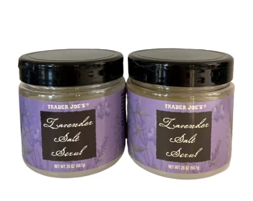 Trader Joe's gommage lavande lot deux pots pratique à utiliser et partager.