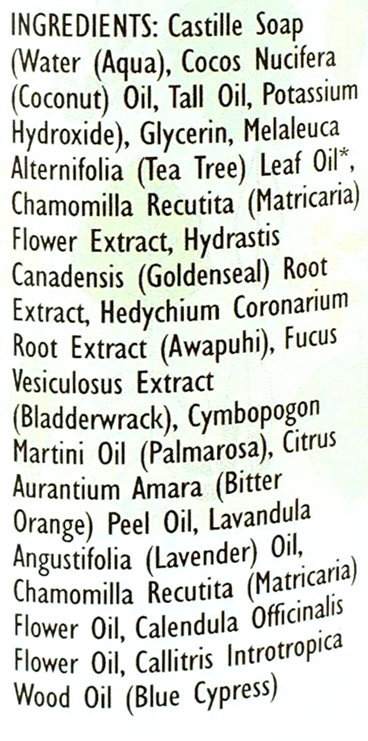 Trader Joe's Spa Face Wash: ingrédients awapuhi orange lavande, soin parfumé.