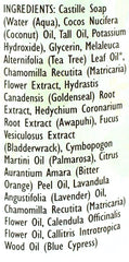 Trader Joe's Spa Face Wash: ingrédients awapuhi orange lavande, soin parfumé.