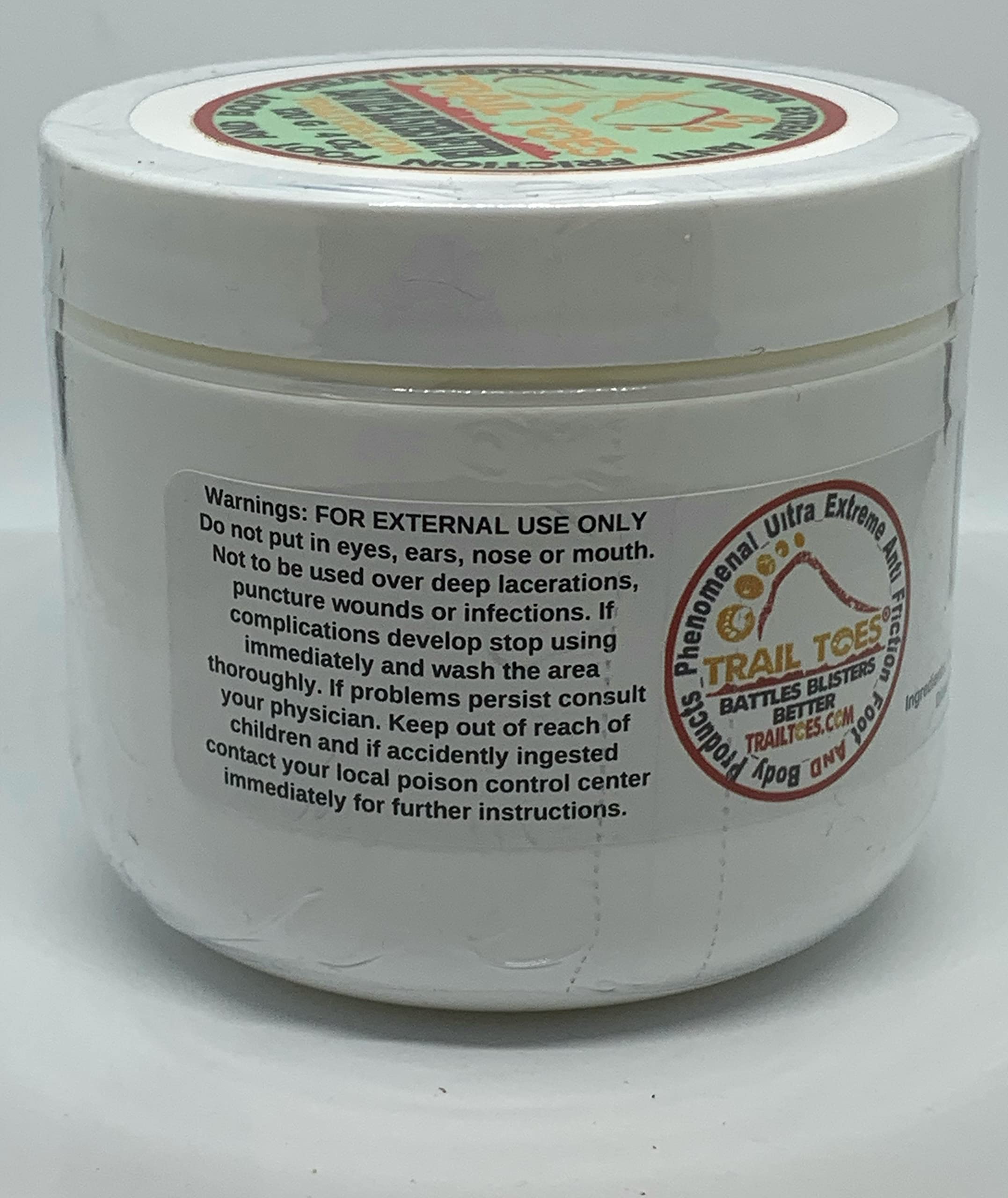 Trail Toes cream texture appears rich yet non-greasy on skin.