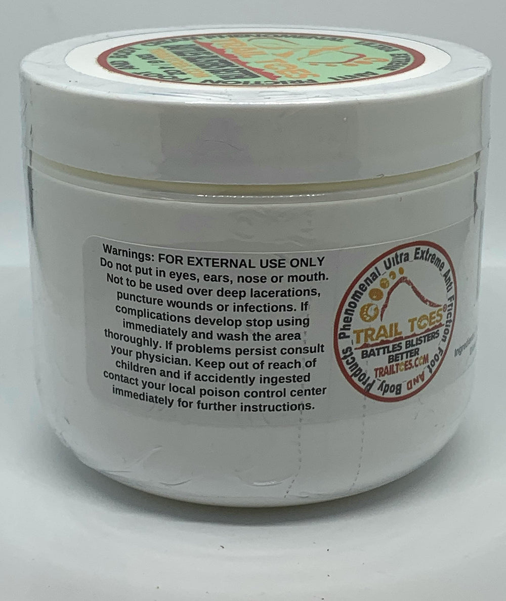 Trail Toes cream texture appears rich yet non-greasy on skin.