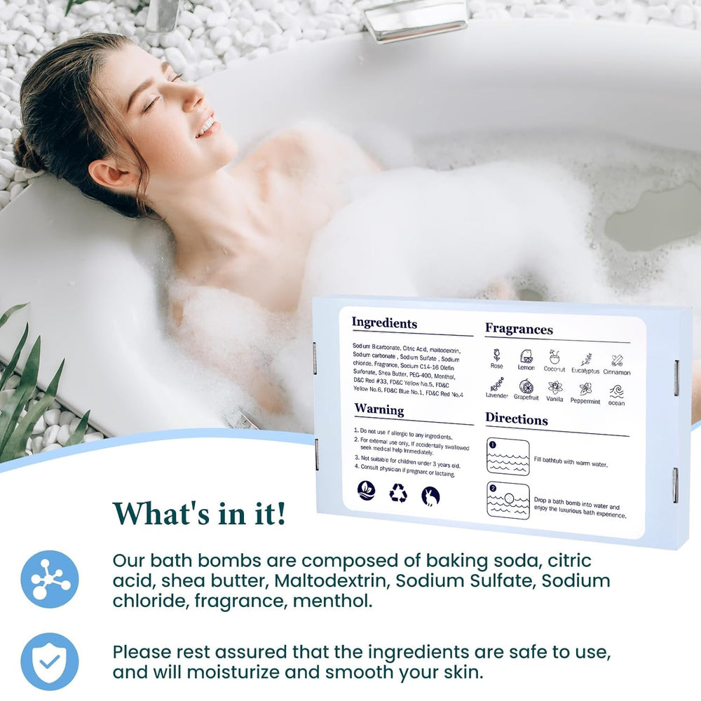 TranquilBliss bombe bain Cannelle parfum réconfortant