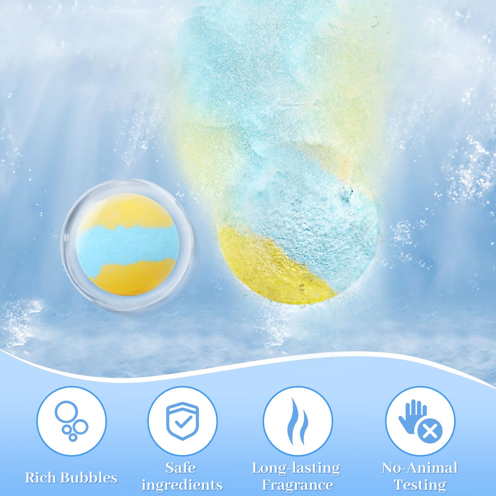 TranquilBliss bombe bain Coco hydratante et enveloppante