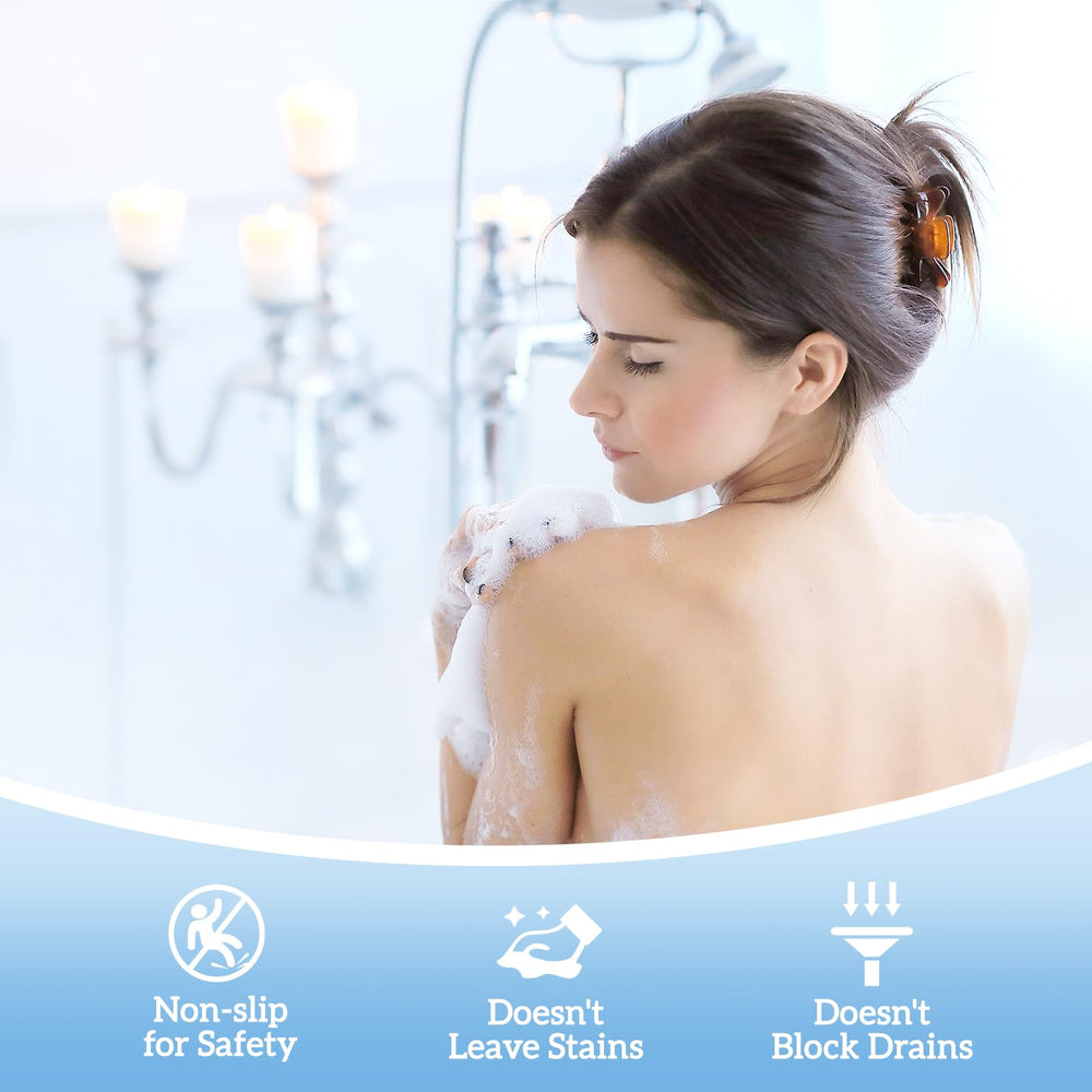 TranquilBliss bombes-douche fragrance ambiance : parfum agréable embaumant la salle de bains.