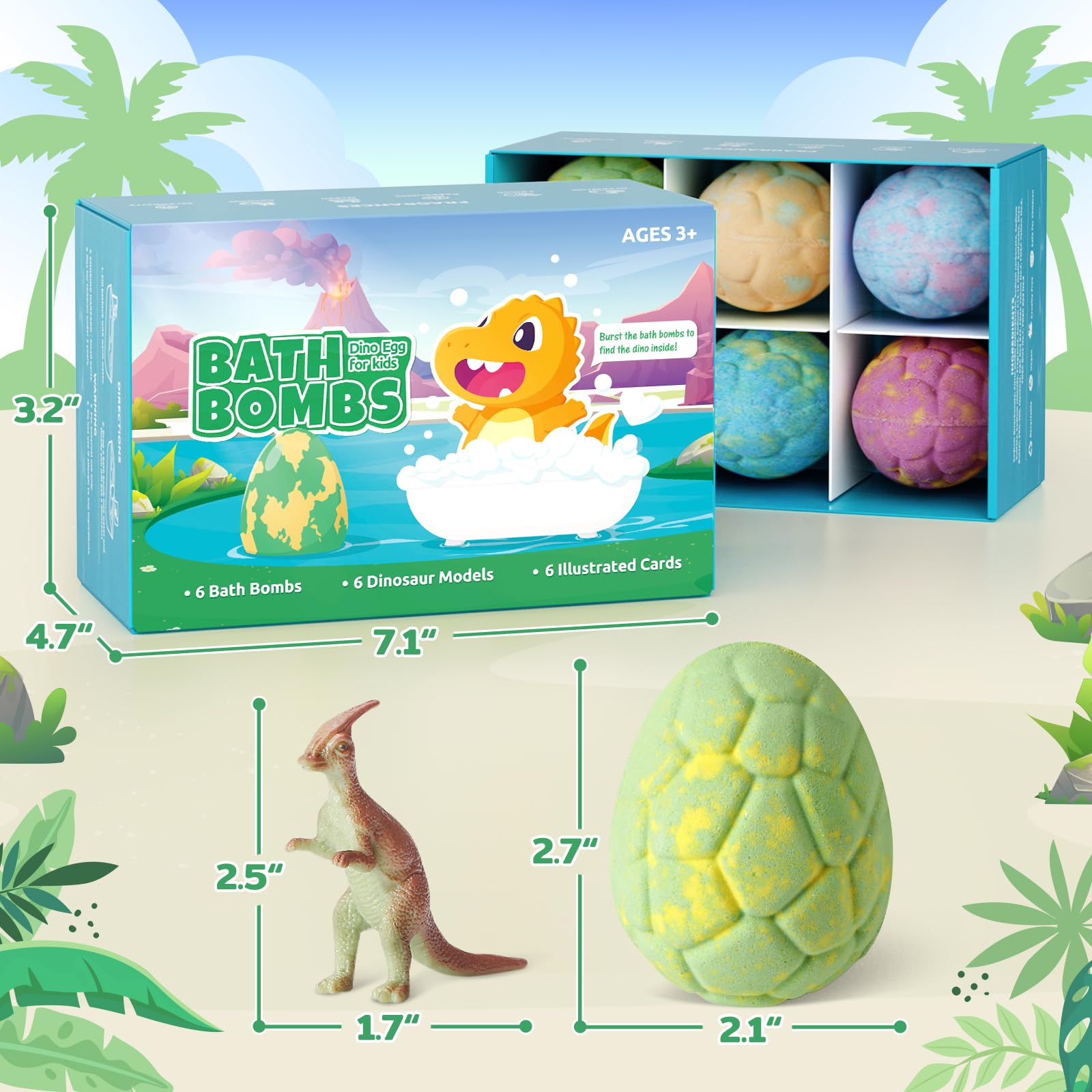 Bombe de bain TranquilBliss colorée et parfumée prête à effervescence
