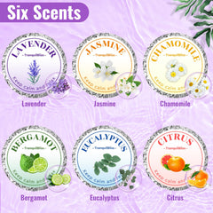 TranquilBliss tablettes douche bergamote pour un arôme équilibré et apaisant.
