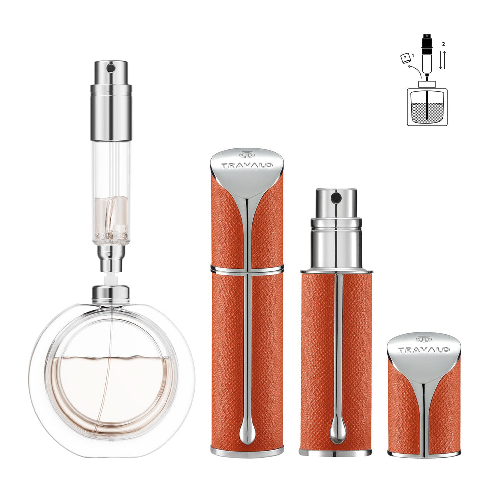 Travalo AQUA, flacon compact et élégant pour emporter votre parfum.