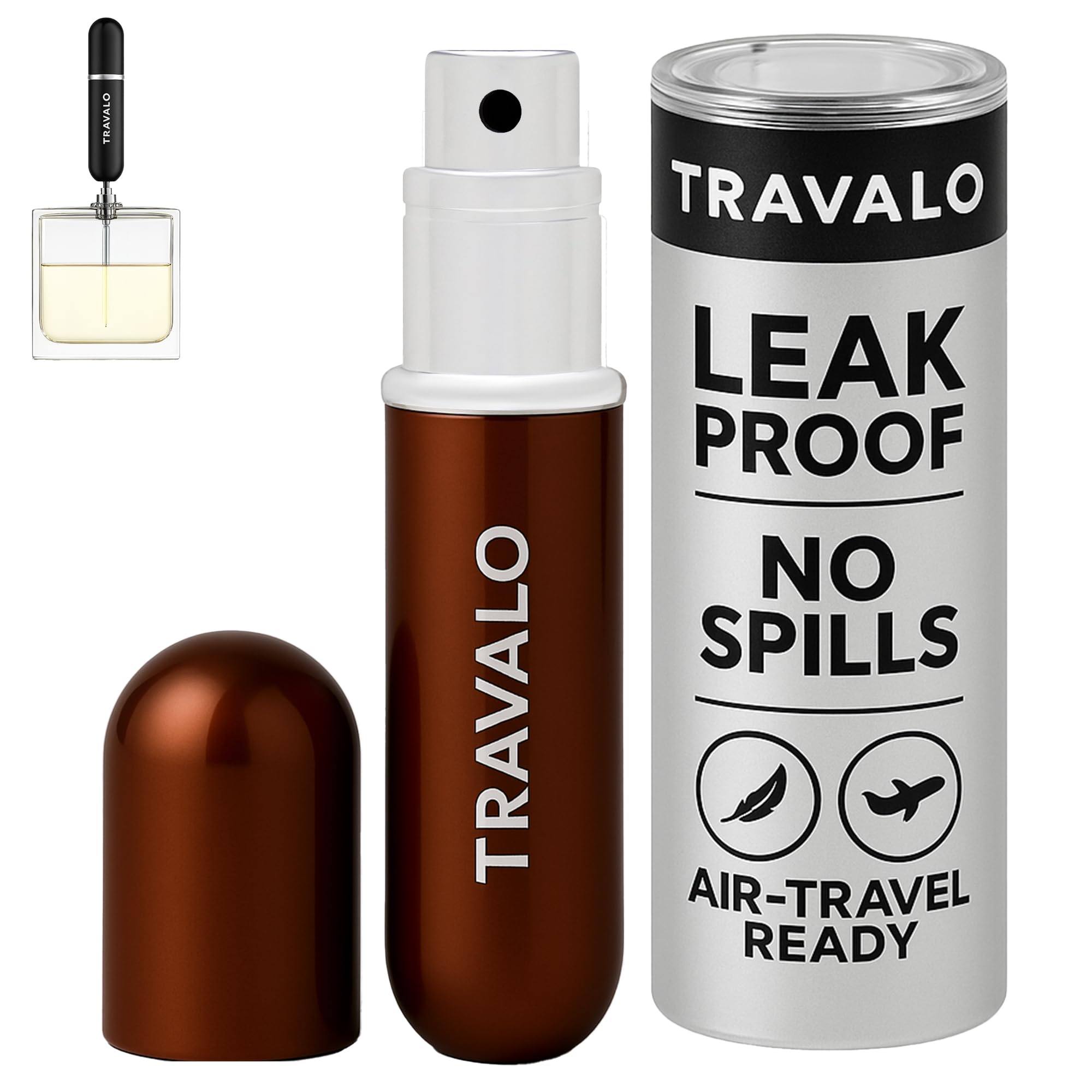 Travalo Classic HD atomiseur parfum sans fuite, idéal pour voyager.