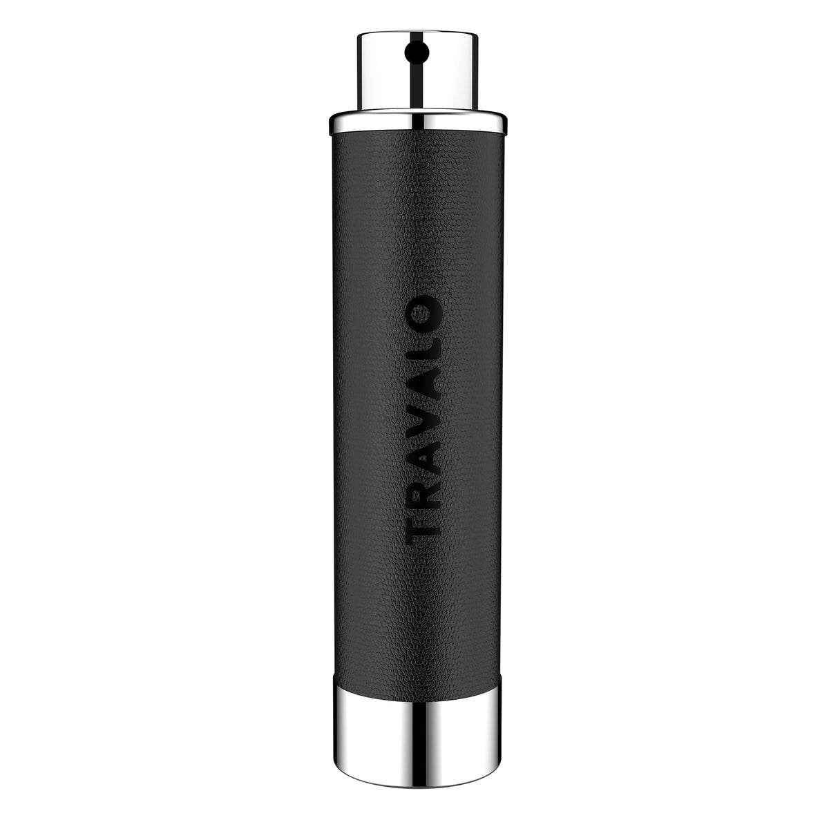 Travalo Walzer dans son étui en cuir noir, élégant et portable.