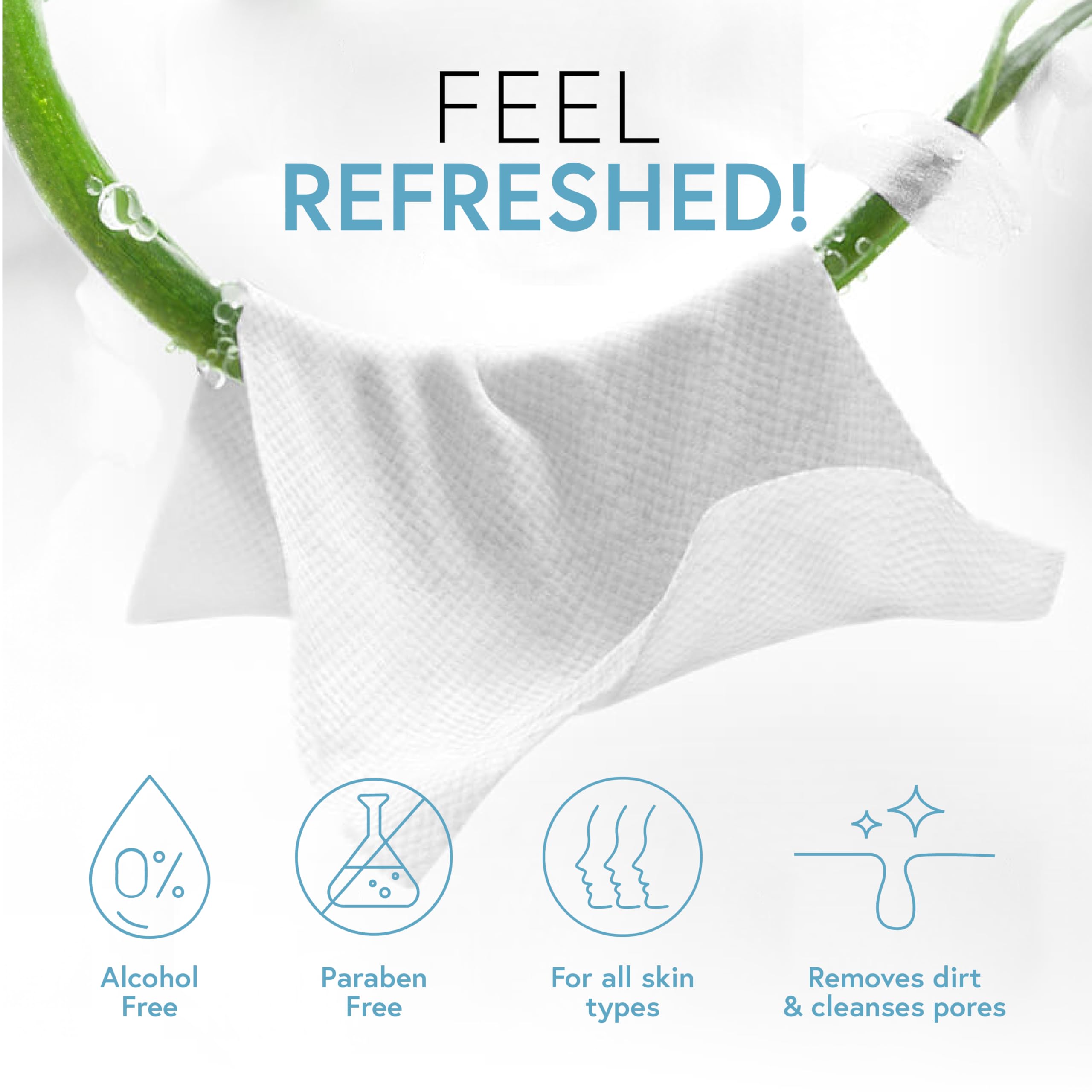 Lingettes TravelWell sans alcool, douceur adaptée à la peau sensible