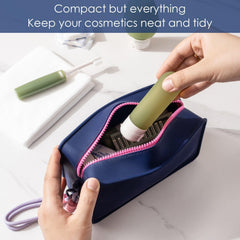 Design multicolore Travistar pour maquillage en voyage, élégant et fonctionnel