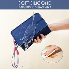 Pochette silicone Travistar imperméable protégeant les produits lors d’activités extérieures