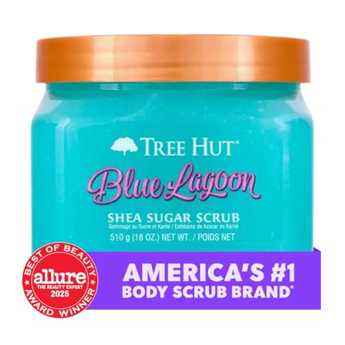 Beurre de karité nourrissant Tree Hut Blue Lagoon, peau hydratée et veloutée