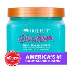 Beurre de karité nourrissant Tree Hut Blue Lagoon, peau hydratée et veloutée
