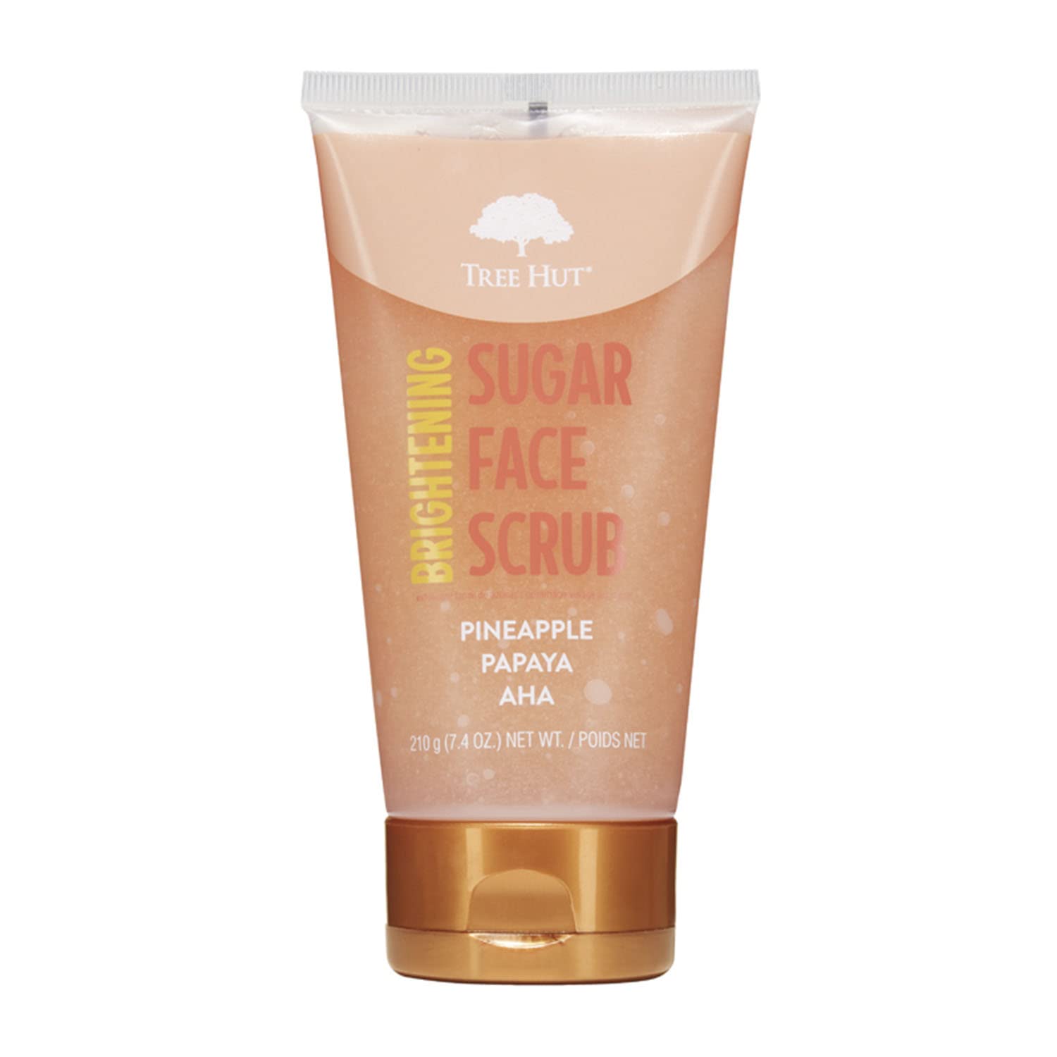 Tree Hut gommage visage Ananas et Papaye en bouteille, purifiant les pores.